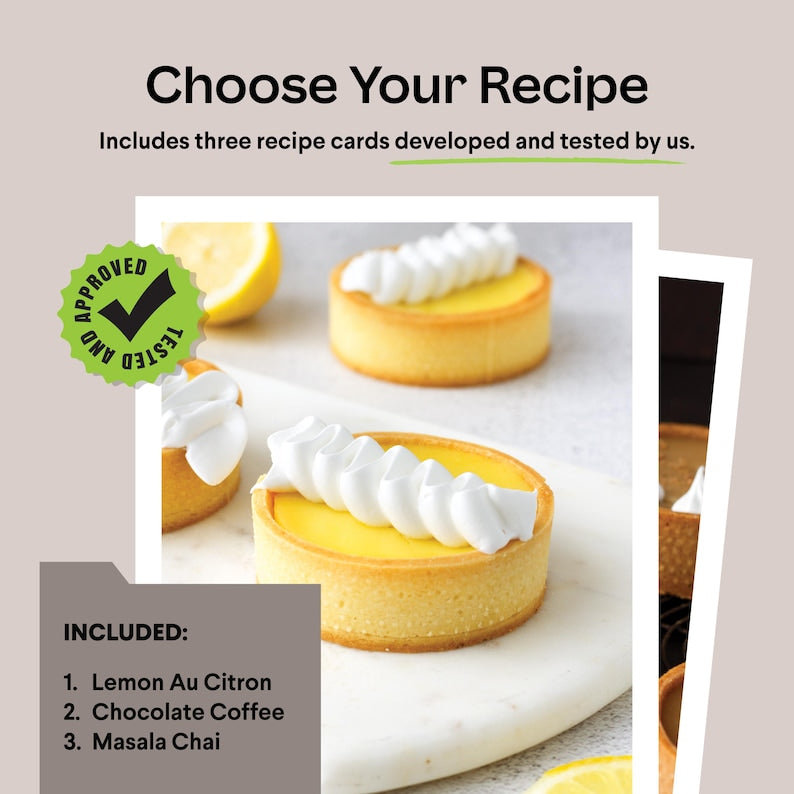 French Tart Baking Kit Unique Gift for Cooks Easy to Use Pastry Box Cake Funnel Perfect for Bakers Girlfriend High Quality Specialty Gadget