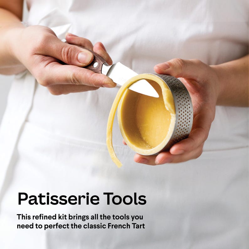 French Tart Baking Kit Unique Gift for Cooks Easy to Use Pastry Box Cake Funnel Perfect for Bakers Girlfriend High Quality Specialty Gadget